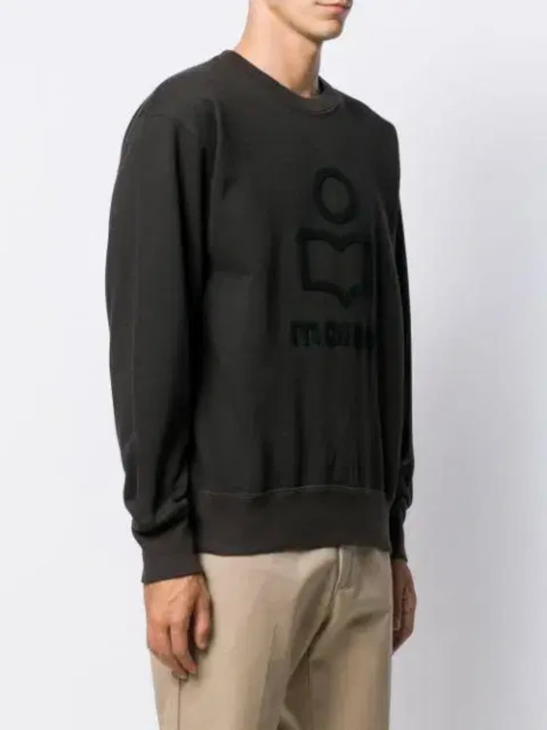 [M] 이자벨마랑 블랙 로고 스웨트셔츠 상품이미지2