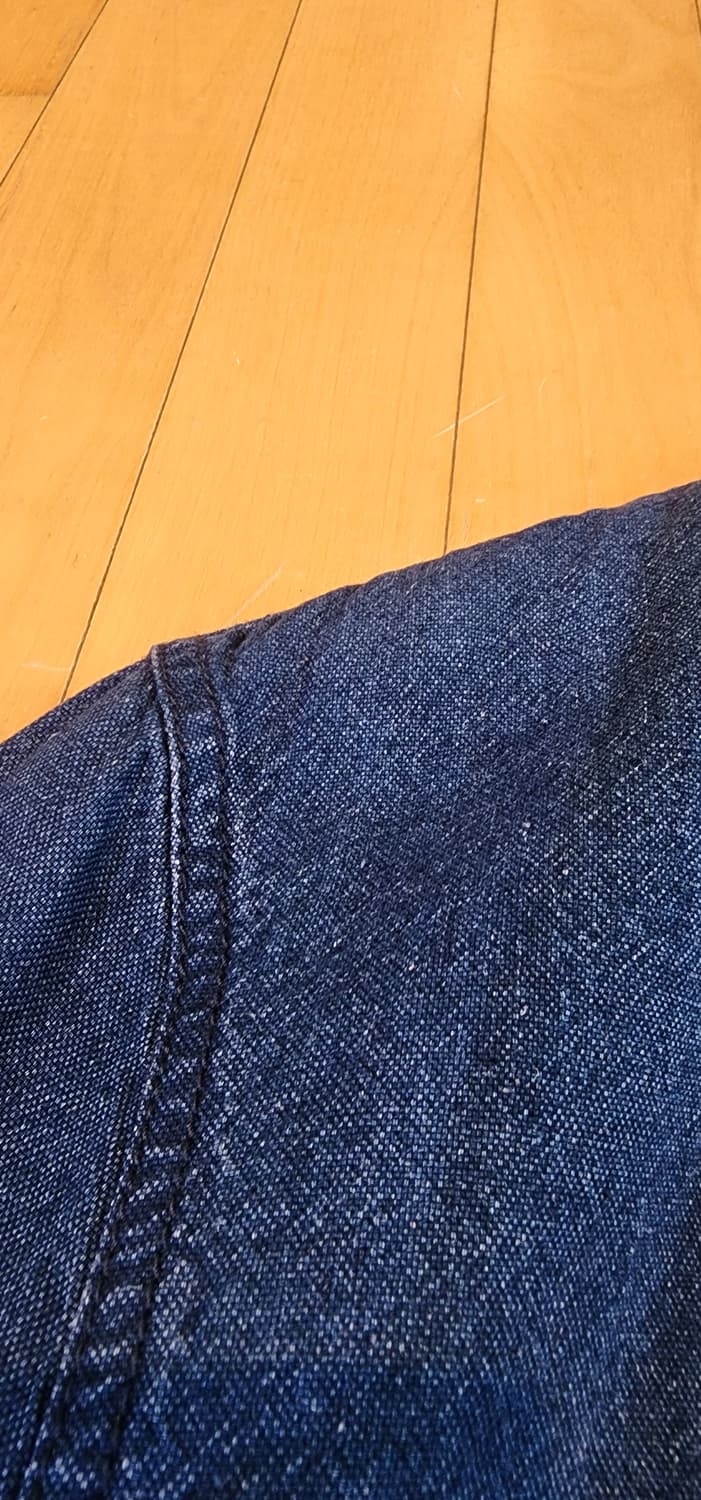 (새상품)자라 데님 롱자켓 XL 상품이미지7