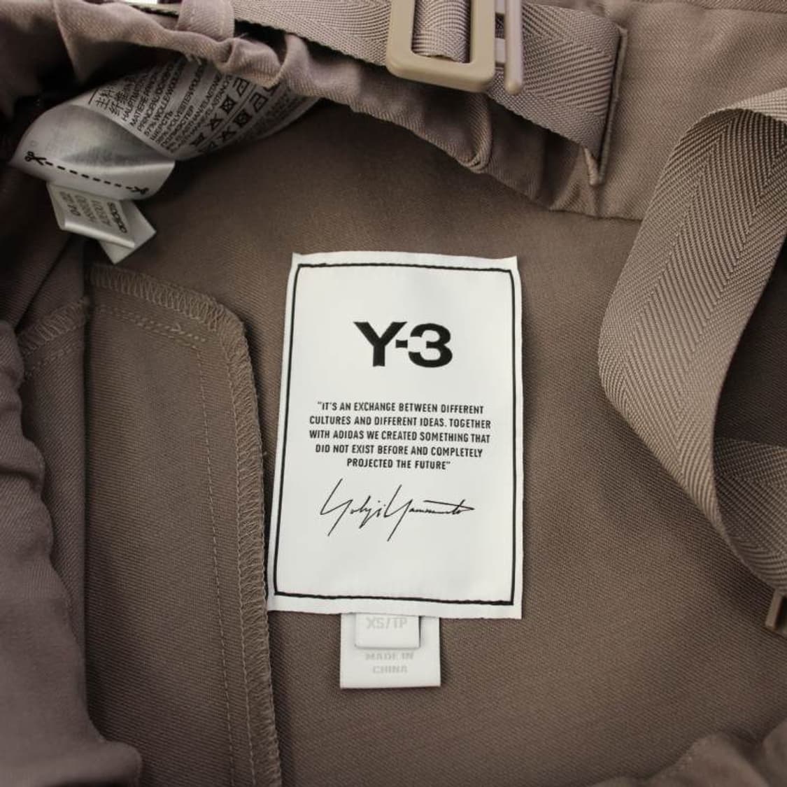 y-3 요지 야마모토 비대칭 울 스커트 상품이미지6