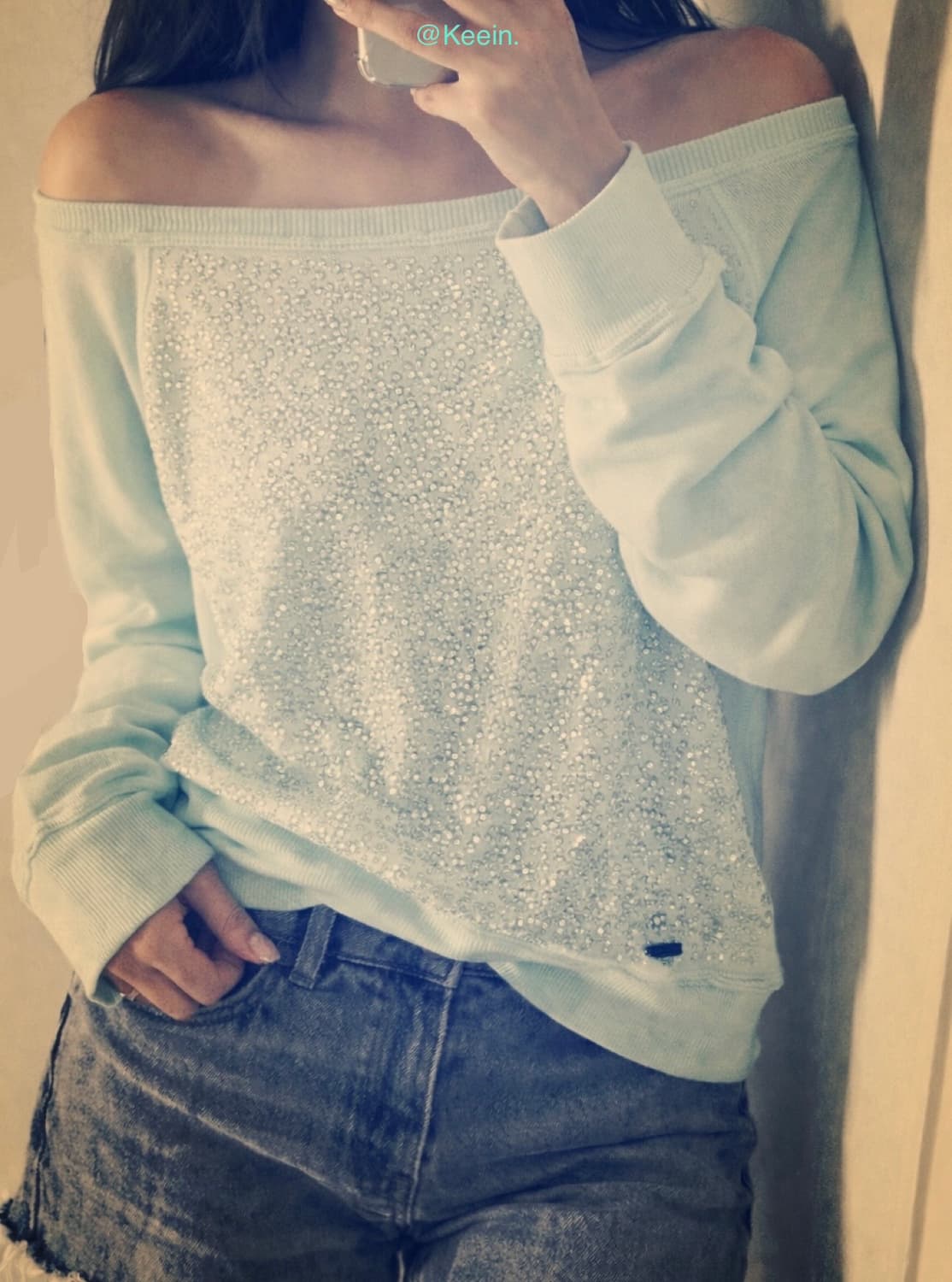 Abercrombie mint sweat shirt 상품이미지7