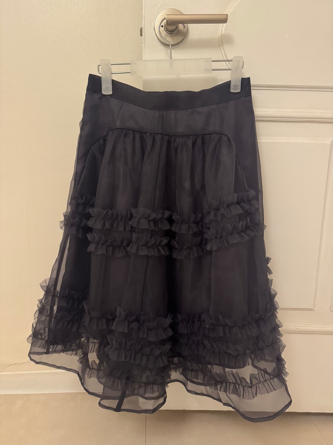 aopt 오간자 프릴 레이어드 스커트 M 상품이미지2