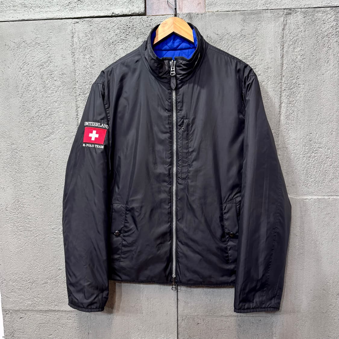 랄프로렌 폴로 스위스 레이싱 리버시블 퀼팅 자켓 (M)  상품이미지5