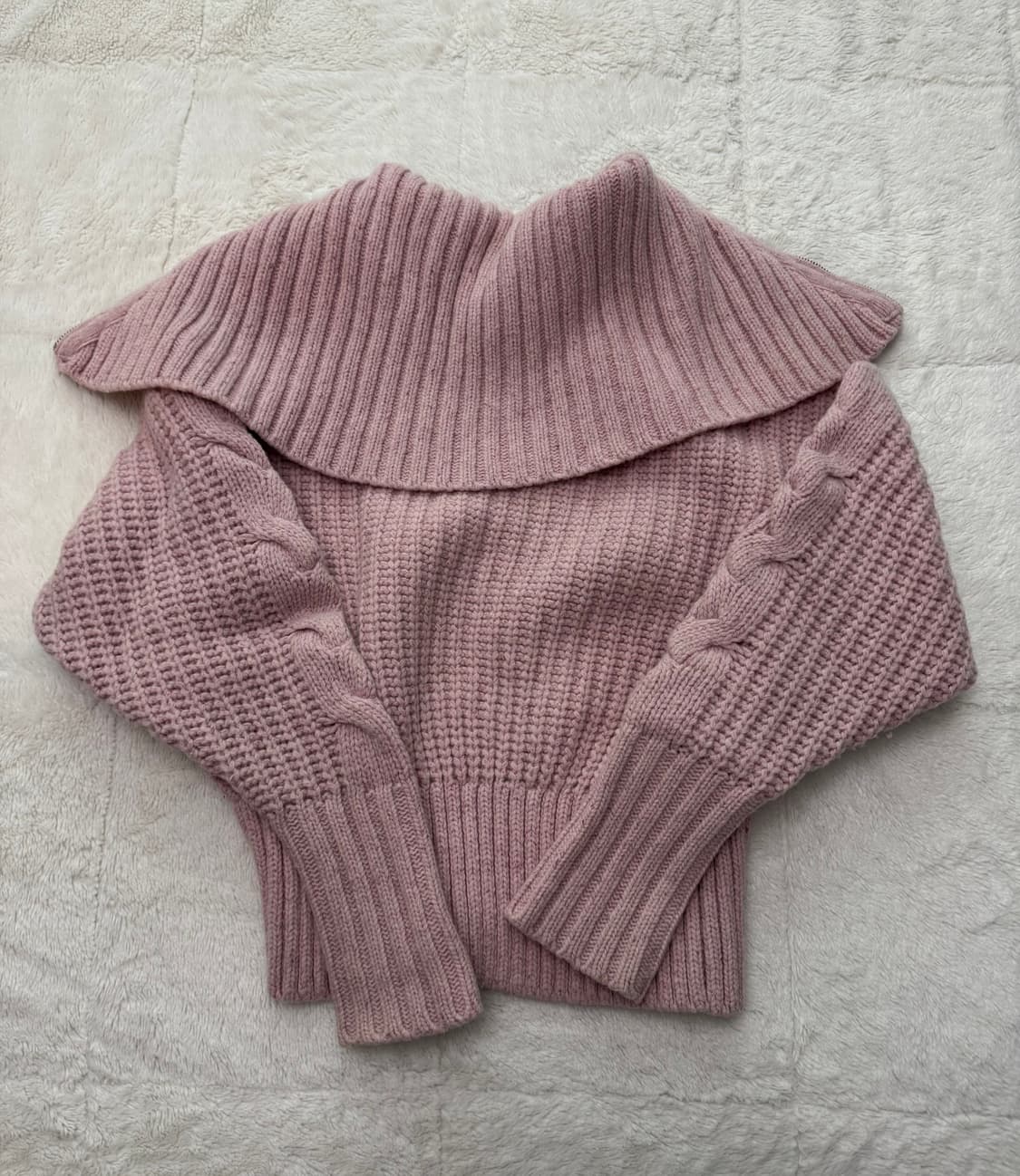 체리퀴리 투웨이 니트 집업 2사이즈 상품이미지4