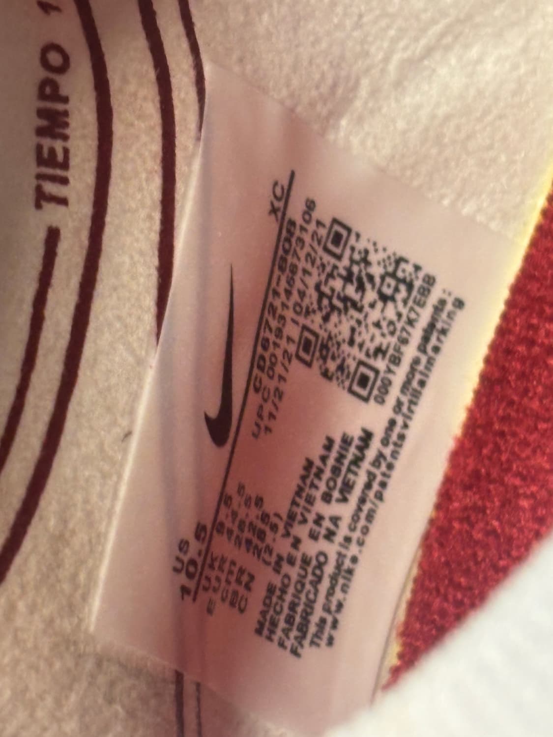 나이키 축구화 285 실착1회 상품이미지8