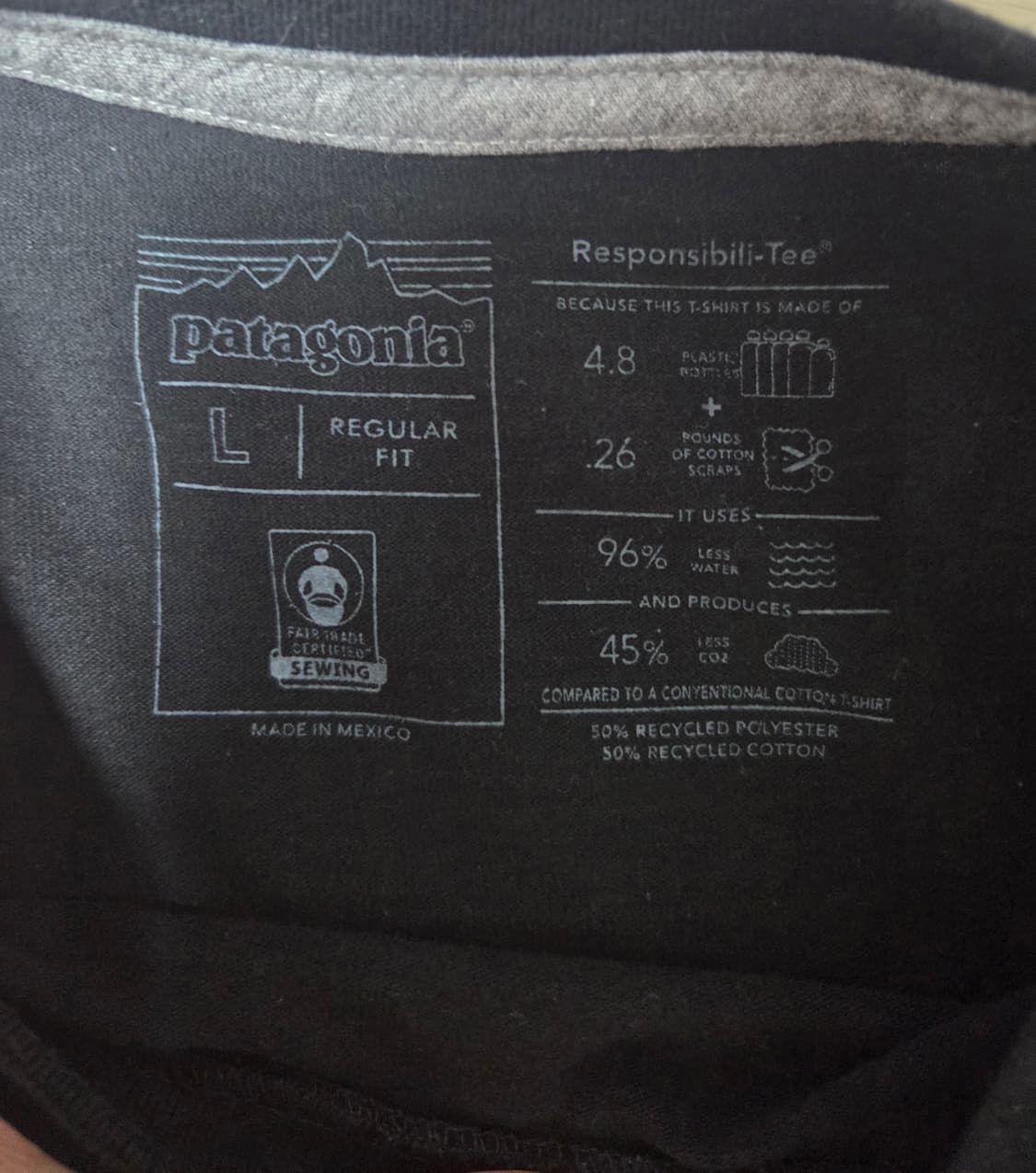 파타고니아 백로고 반팔 티셔츠 상품이미지3