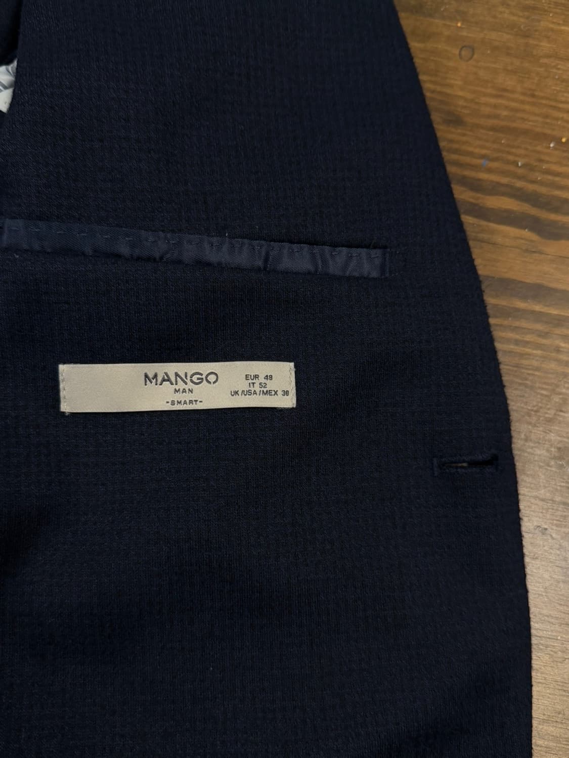 망고 플란넬 저지 패브릭 테일러드 자켓 100 상품이미지7