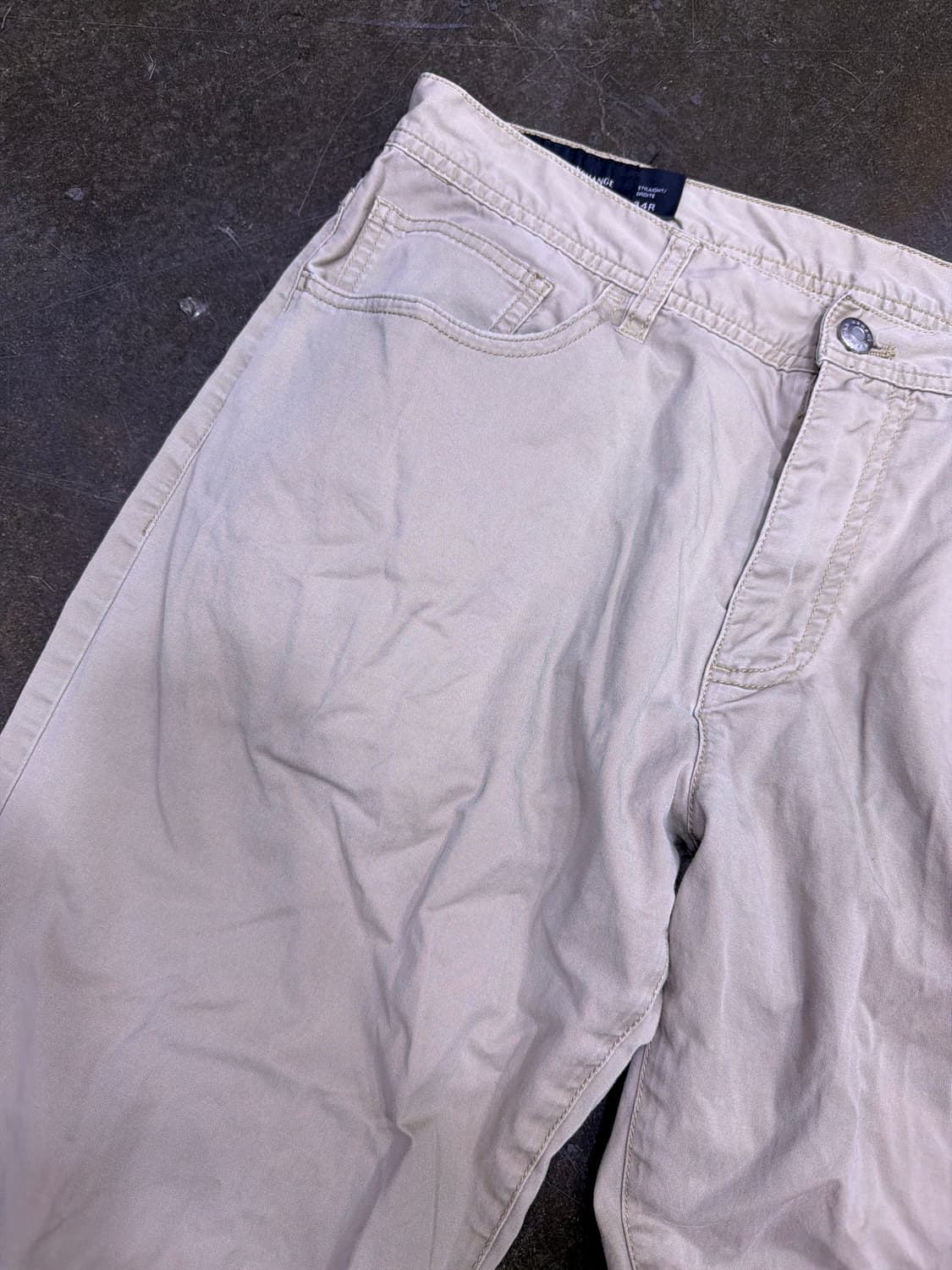 아르마니 익스체인지 스트레이트핏 캐쥬얼 치노팬츠 베이지 34 상품이미지4