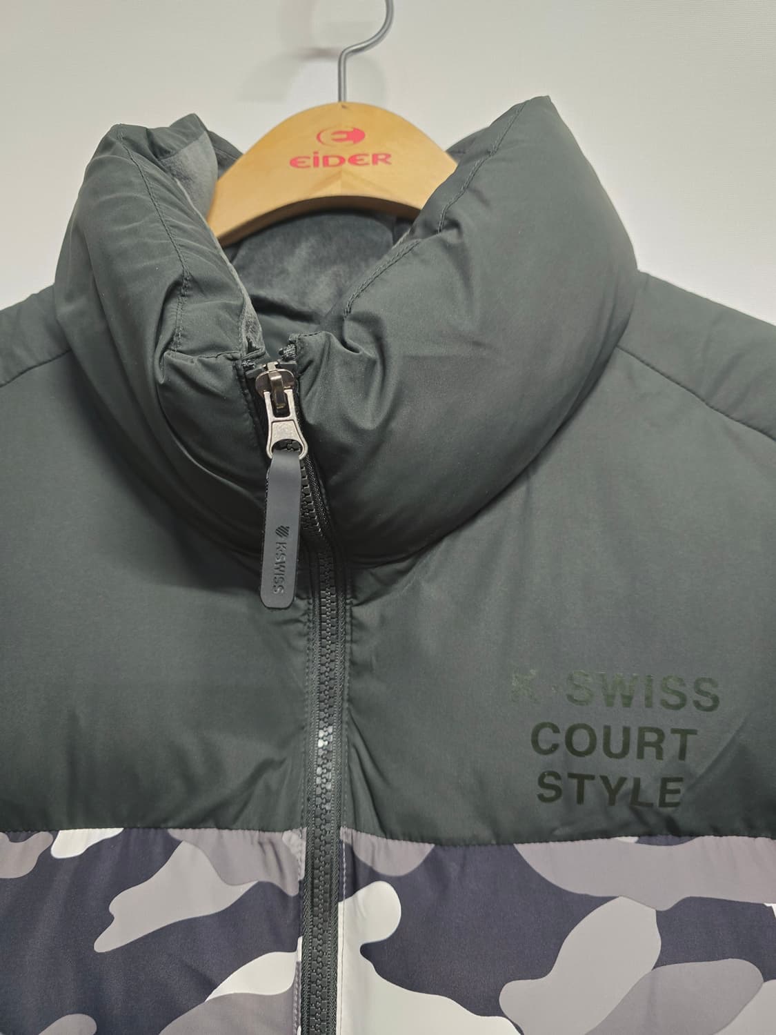 kswiss 케이스위스 카모 패딩 점퍼 상품이미지2