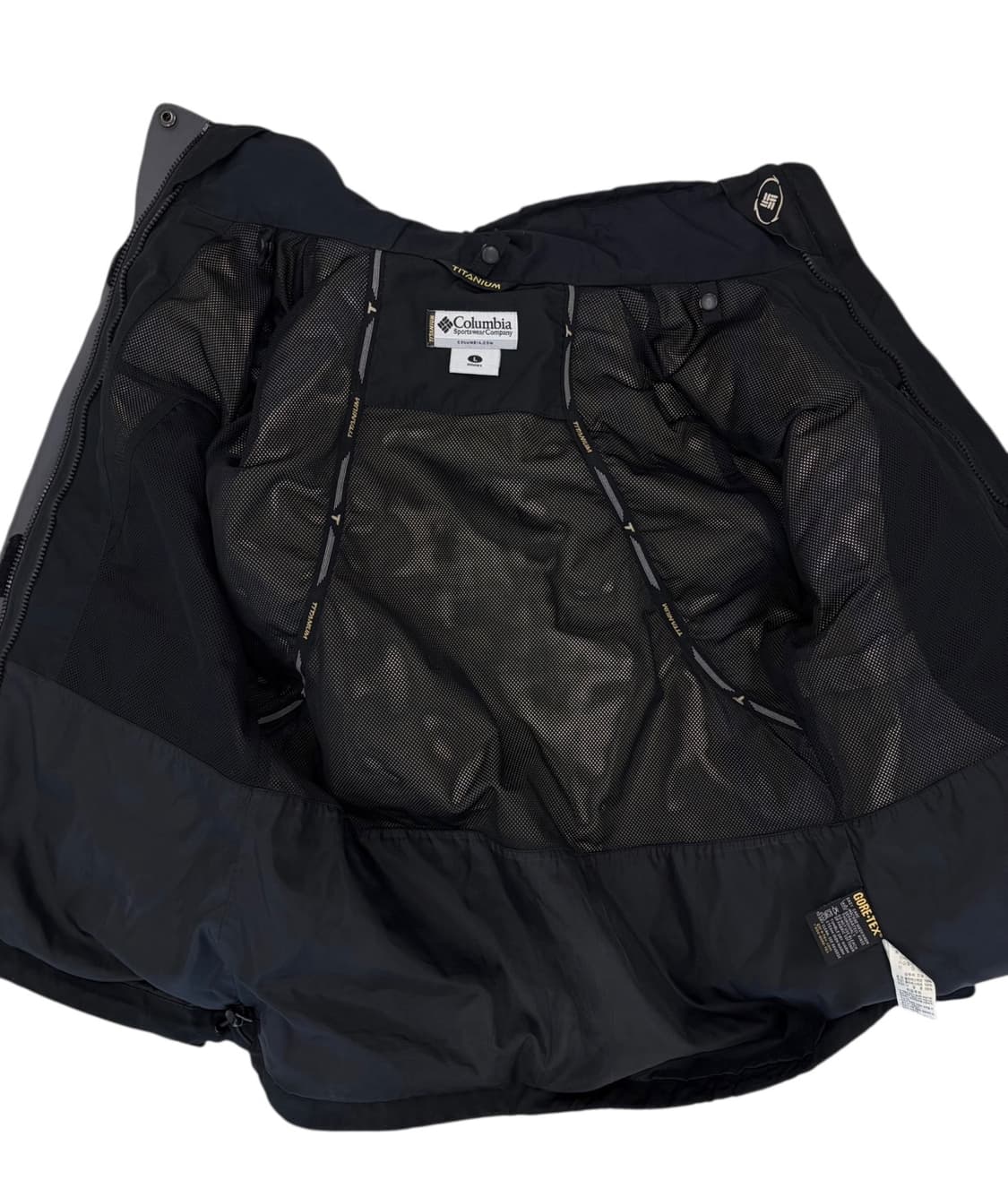 컬럼비아 콜롬비아 고어텍스 바람막이 블랙 (여성L)  상품이미지8