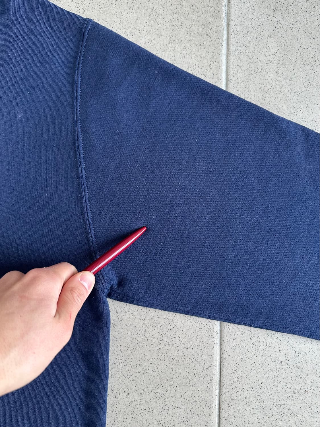 90s 빈티지 러셀 스웻셔츠 네이비 XL USA 상품이미지8