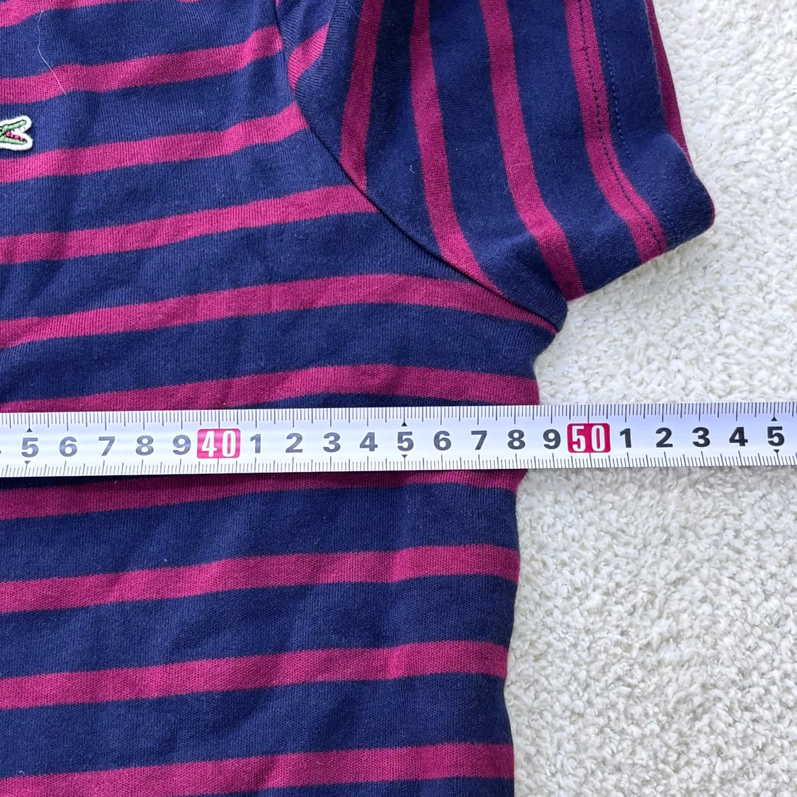 L 라코스테 슬림핏 반팔 티셔츠 0305E 상품이미지6