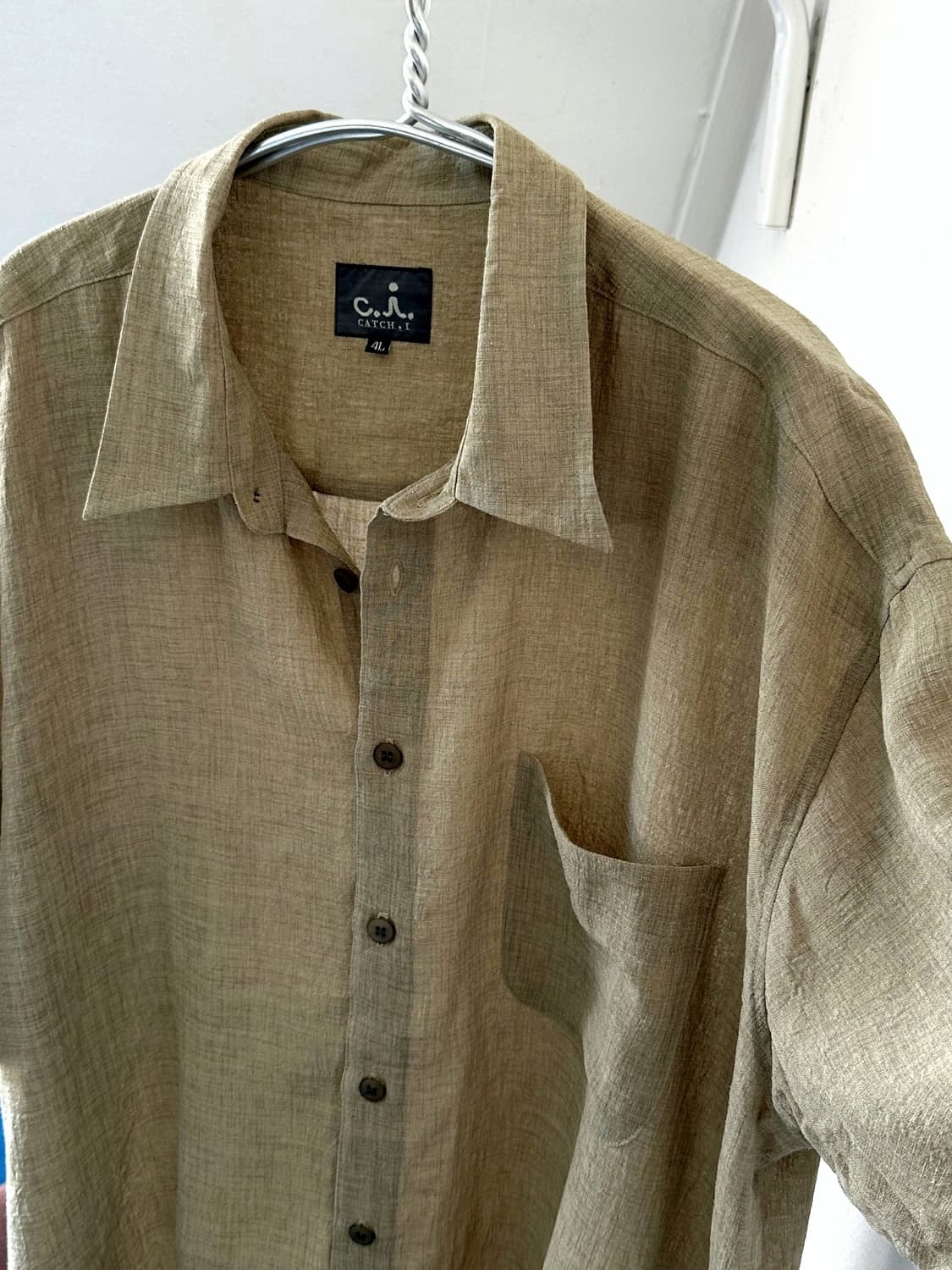 High count tencel poly woven H/S shirt 상품이미지1