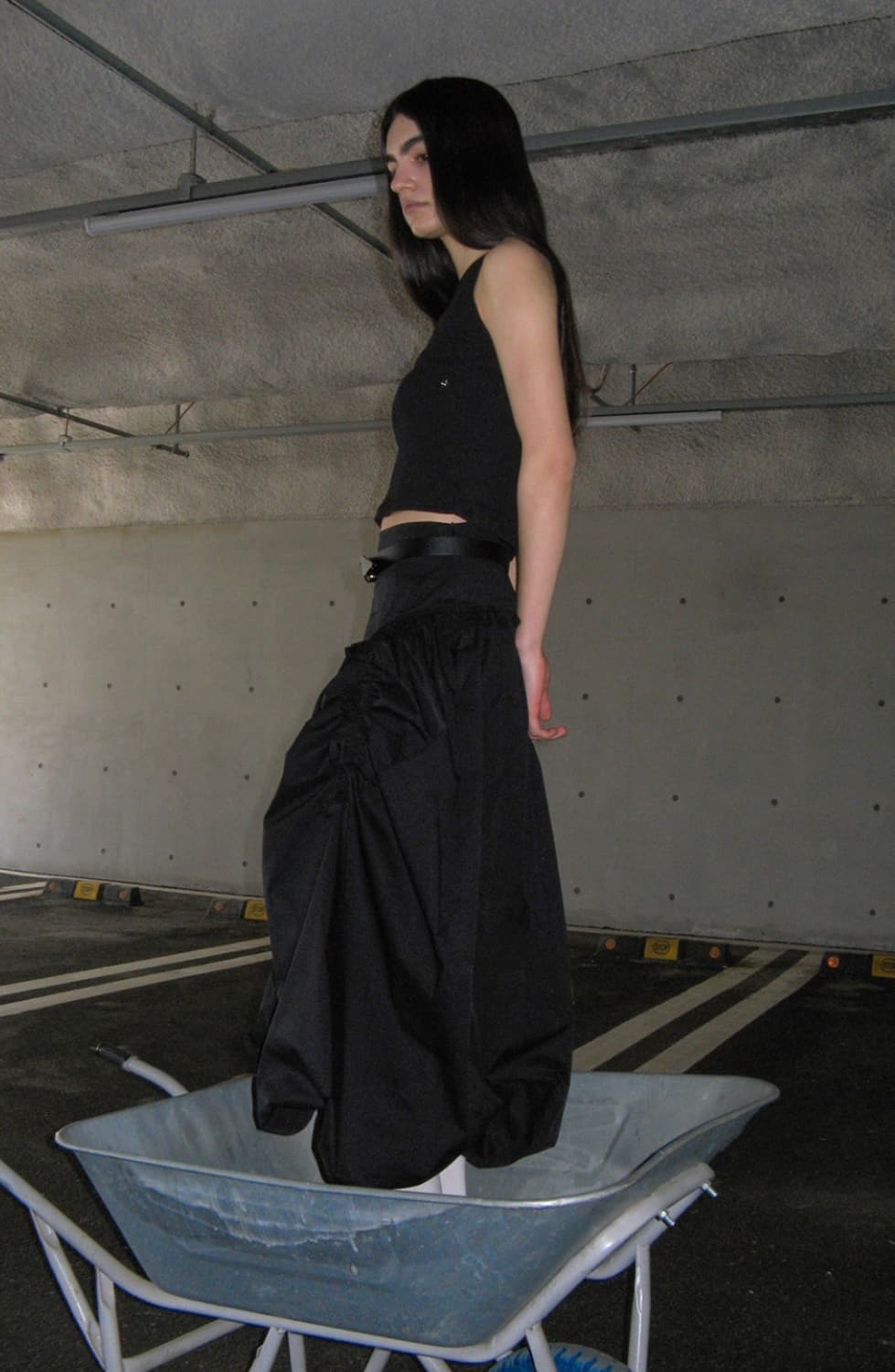 밀로 우먼 셔링 맥시 스커트 상품이미지7