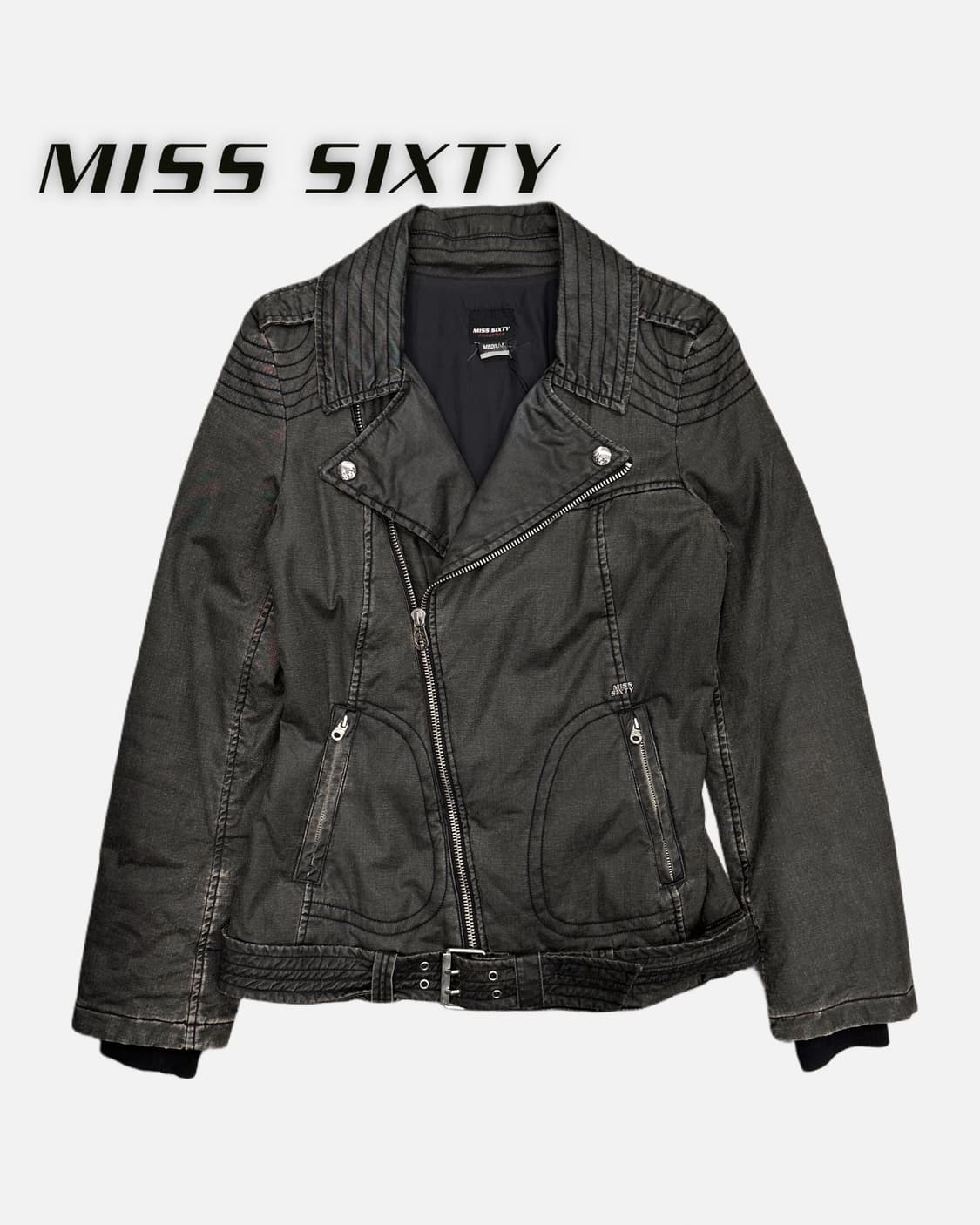 belted coating rider jacket 상품이미지1