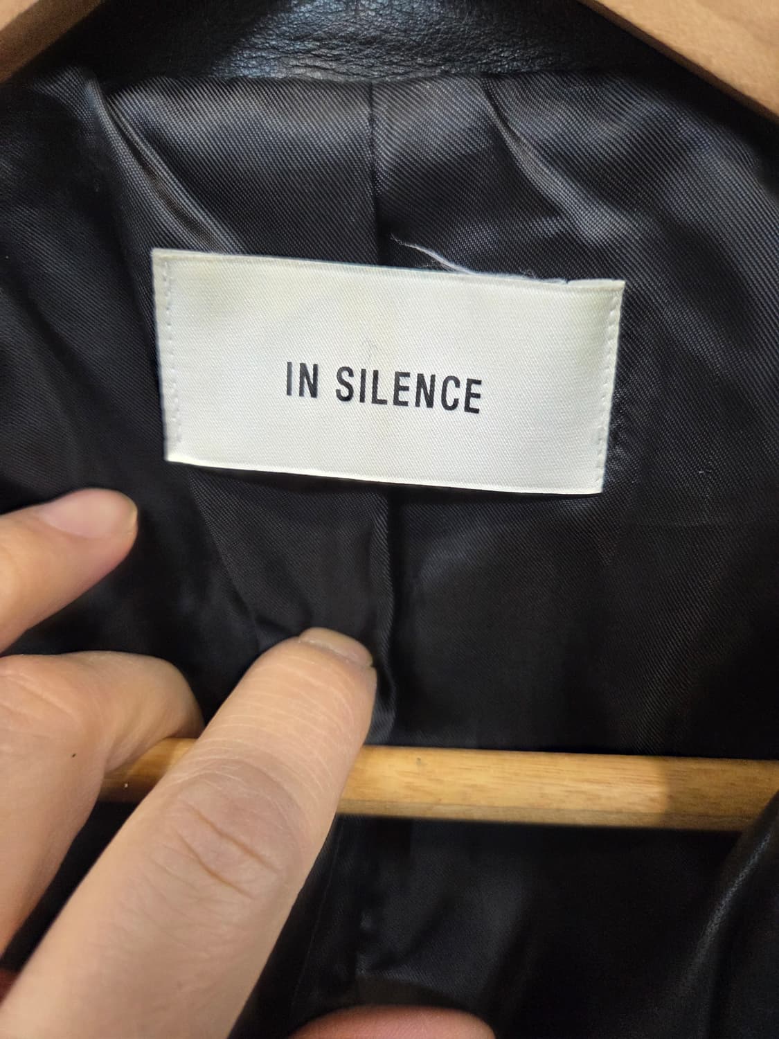 인사일런스 싱글 라이더 소가죽 자켓 L 상품이미지3