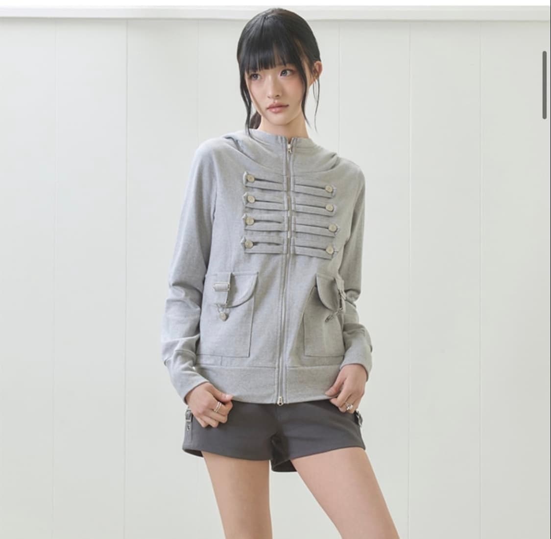 러브이즈트루 EL PIRATE HOOD ZIP UP 나폴레옹 자켓 상품이미지1