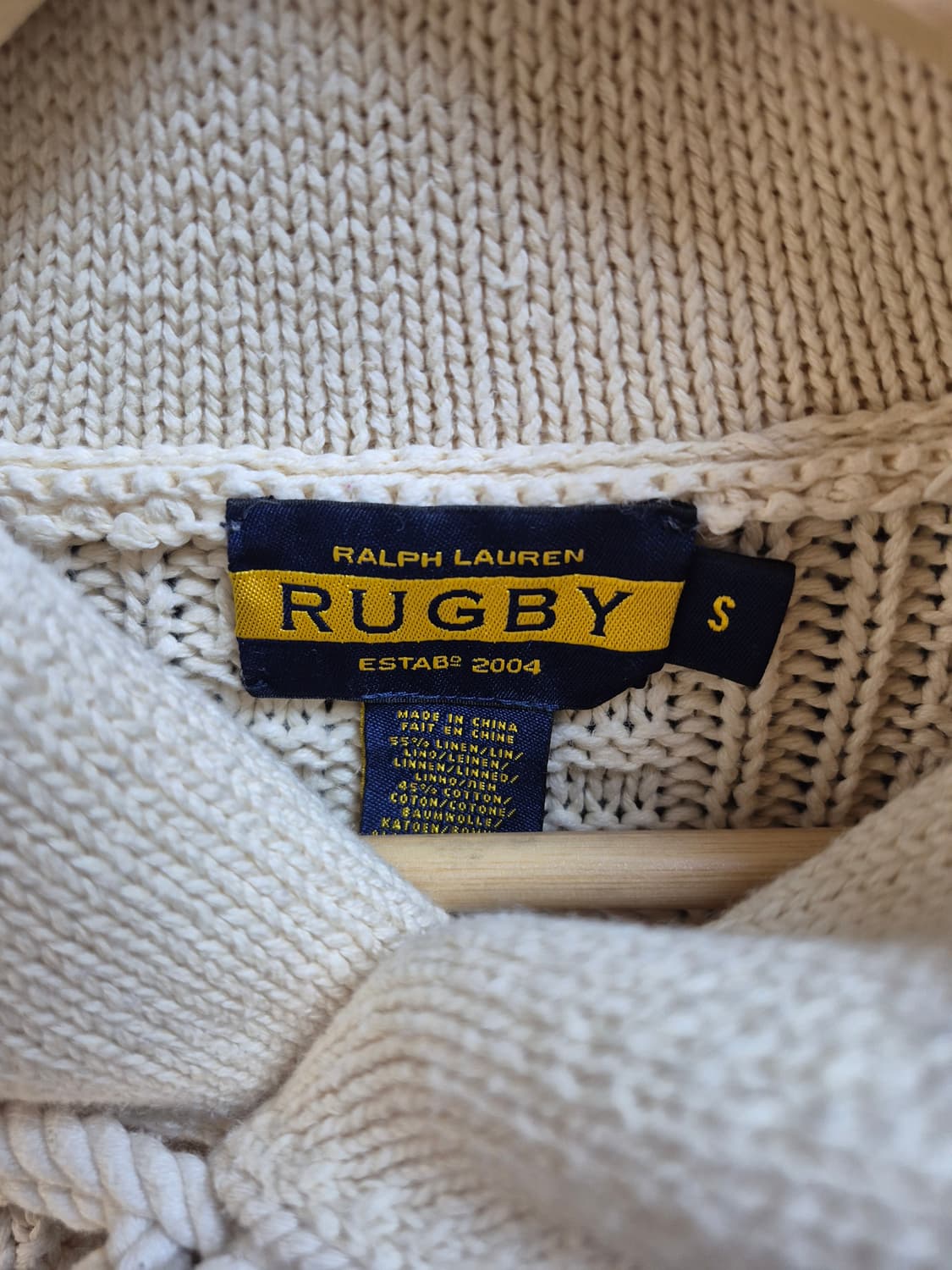 럭비 랄프로렌 피셔맨 숄카라 스웨터 (RRL) 상품이미지6