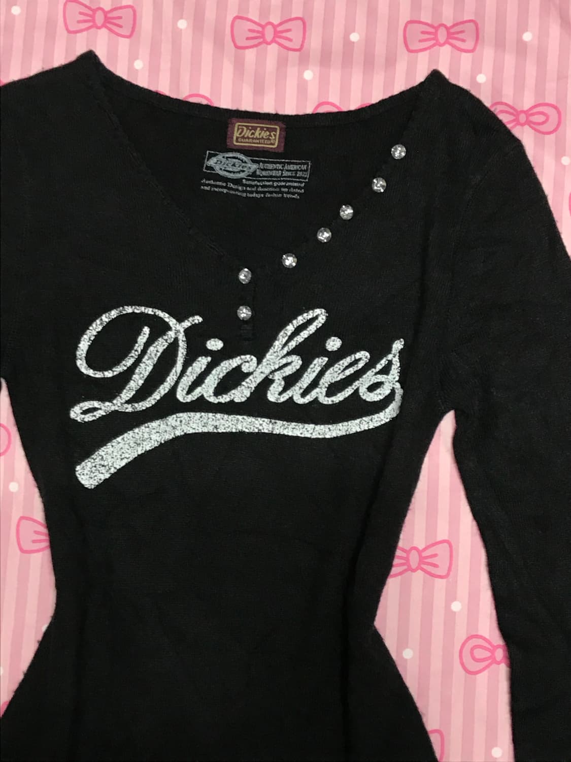 디키즈 y2k 니트 슬리브 상품이미지3