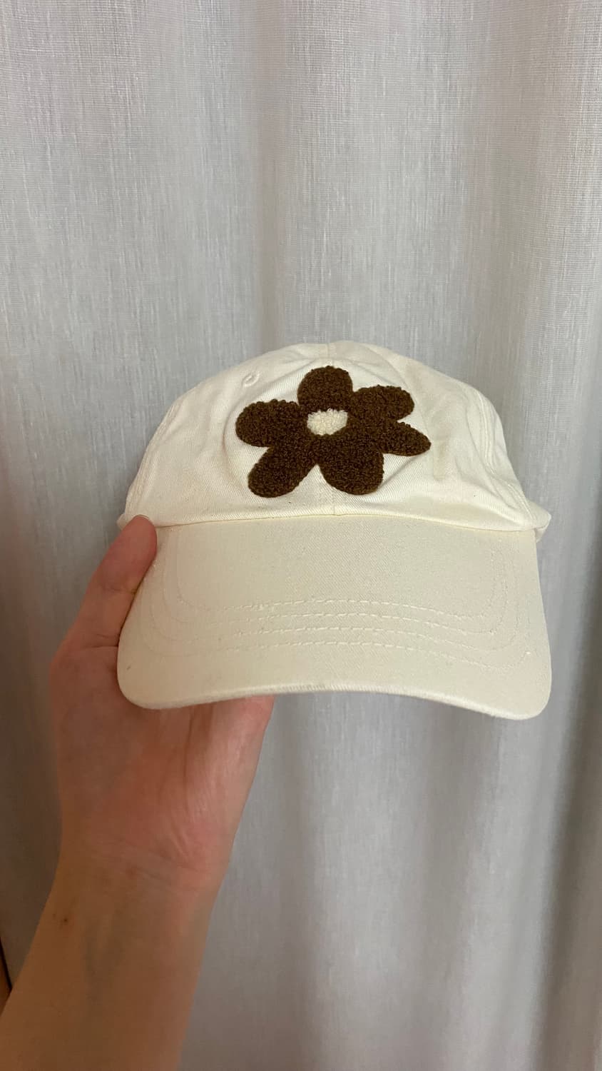 더뮤지엄비지터 Bookle flower ballcap (Ivory) 상품이미지7