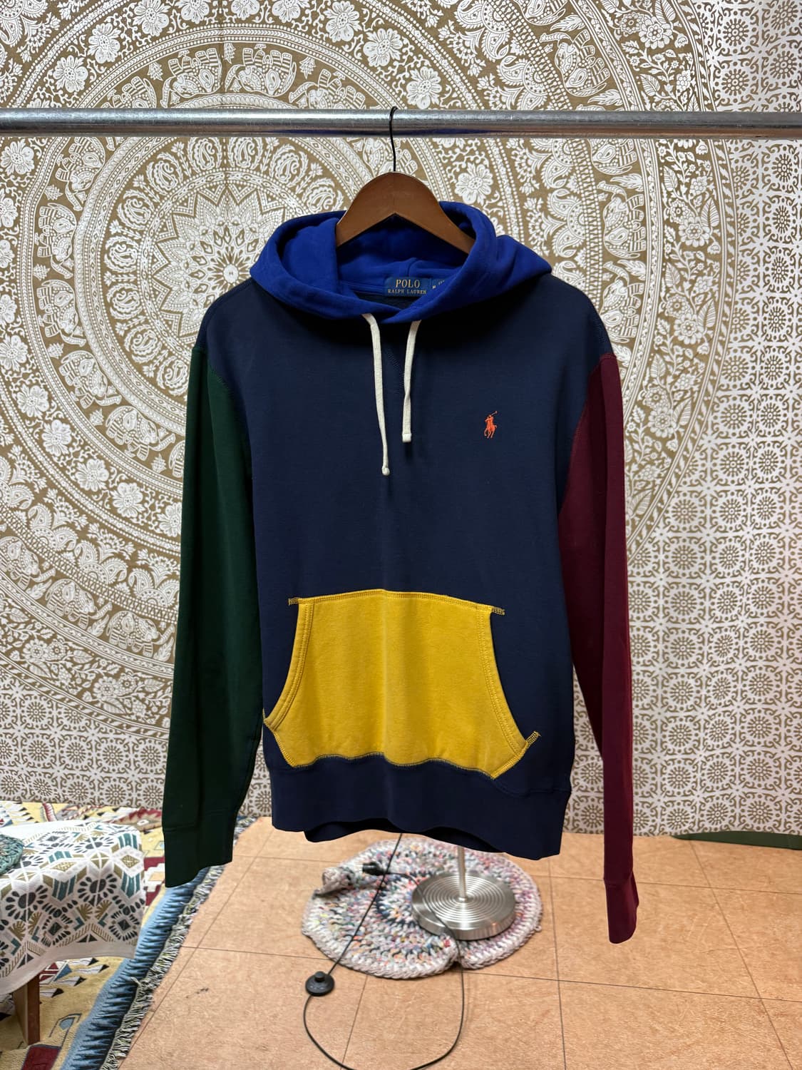 폴로 랄프로렌 멀티컬러 기모 후드티 (Z999) 상품이미지3