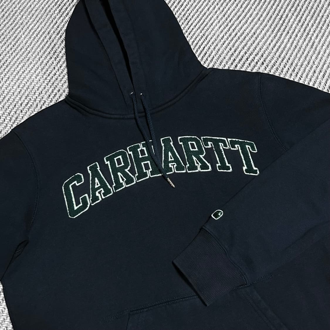 [S] Carhartt 칼하트 wip 우먼즈 네이비 후드티 상품이미지2