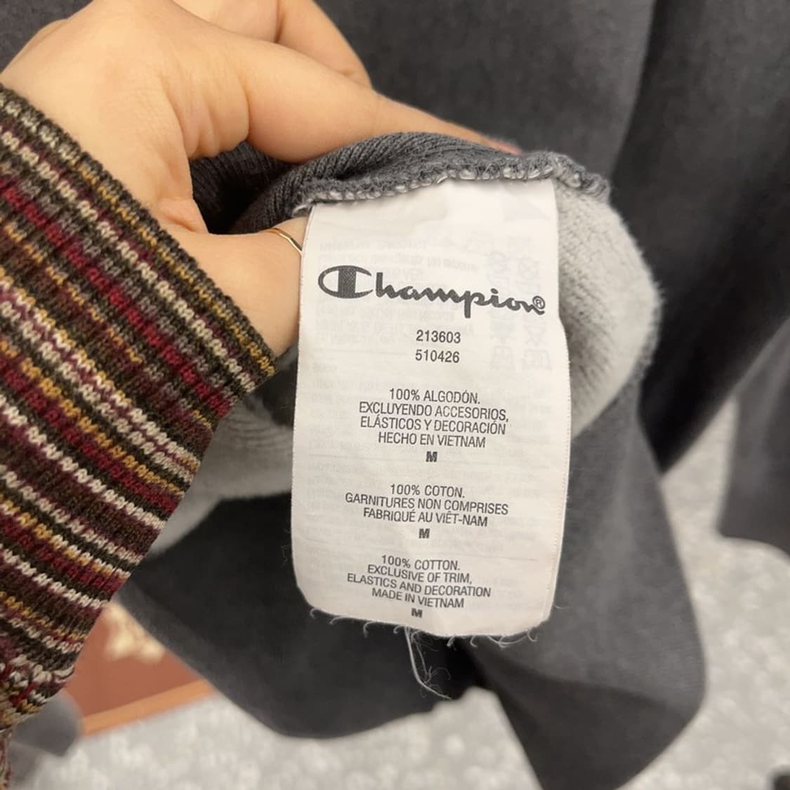 챔피온 리버스위브 웜업 빈티지 캐주얼 기모 맨투맨 M C09114 상품이미지6