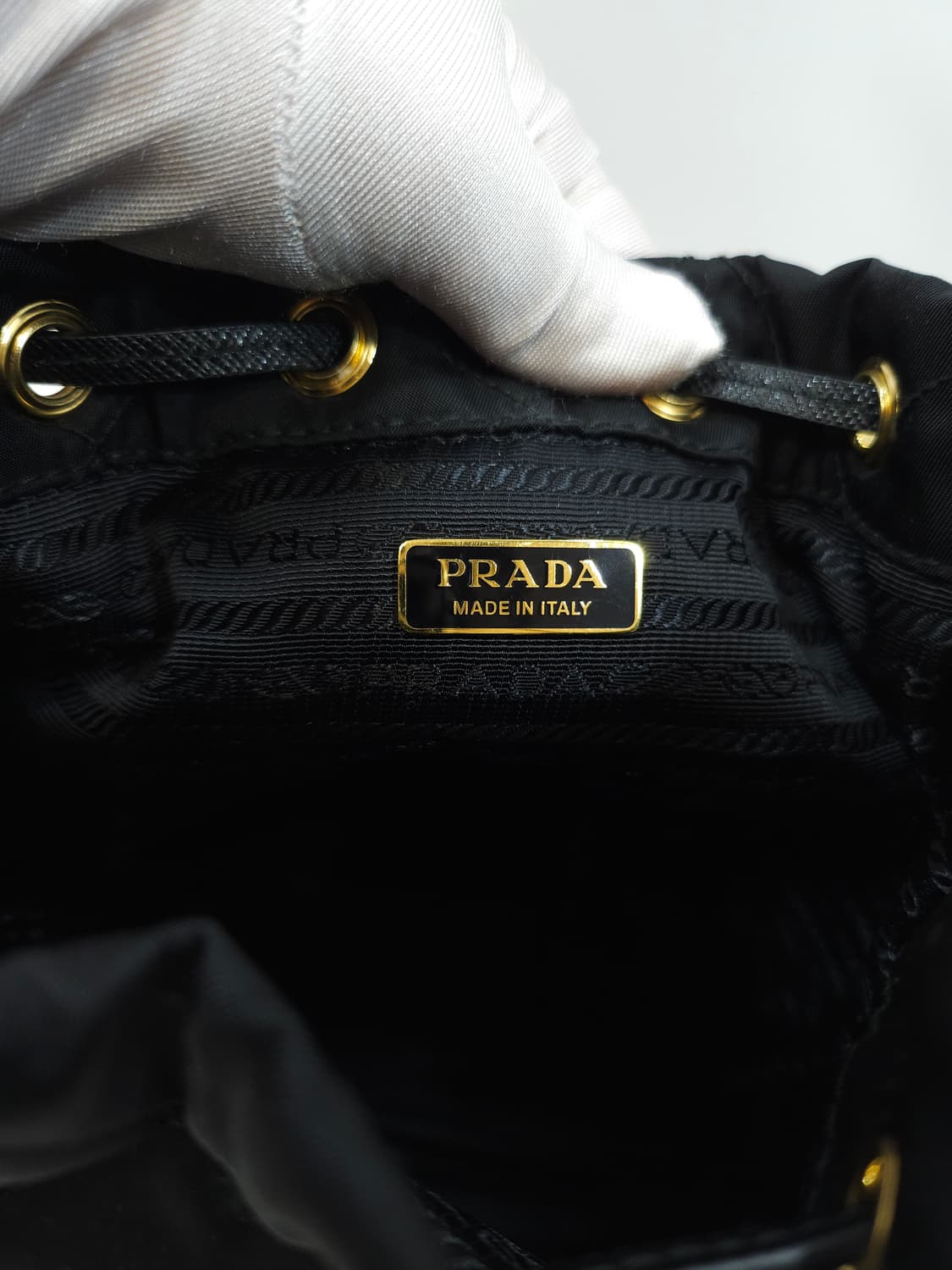 [정품] 프라다 리에디션 1995 리나일론 체인 퀼팅 버킷백 1BH038 상품이미지6