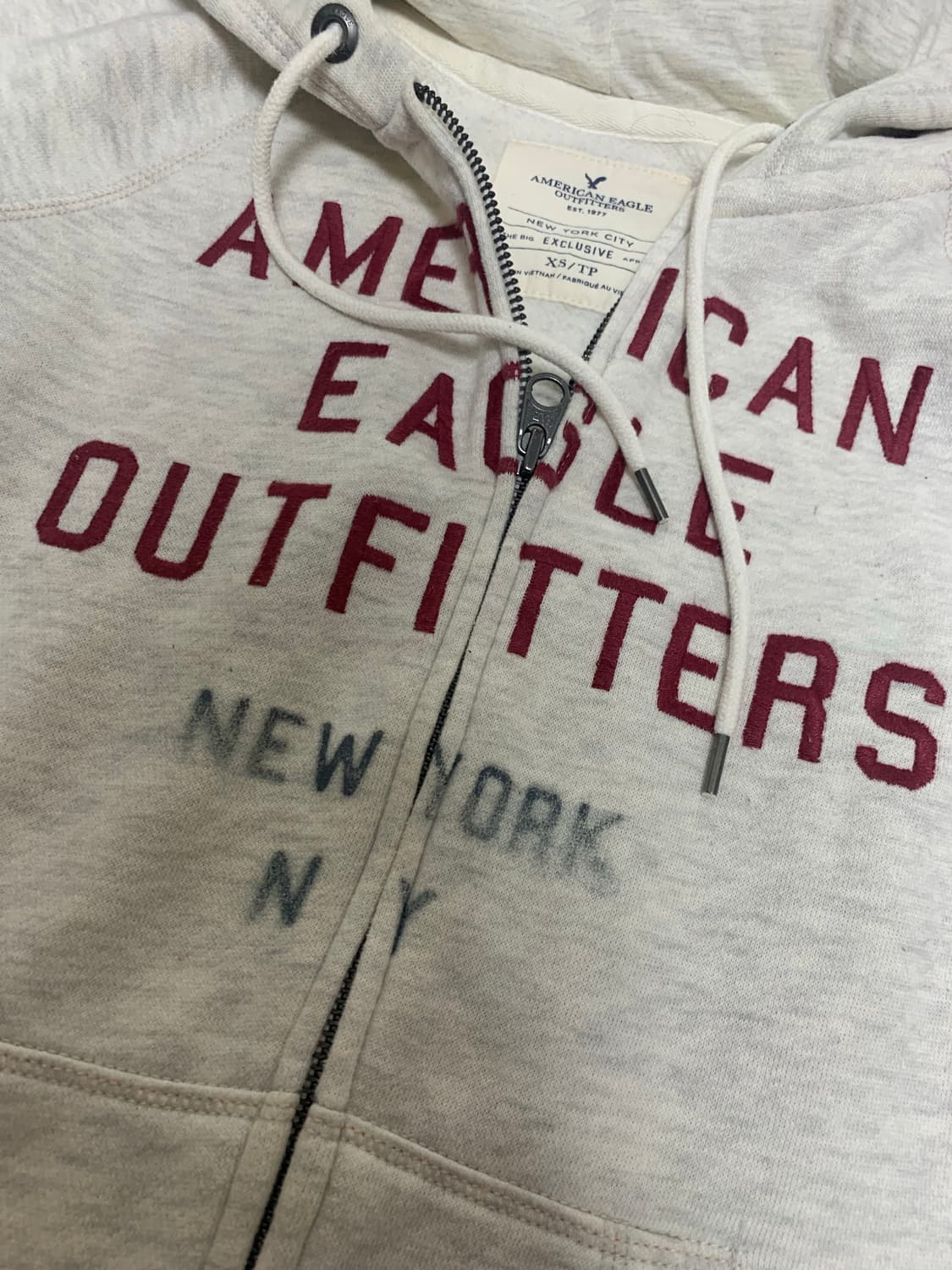 아메리칸이글 후드집업,연그레이,XS 상품이미지6