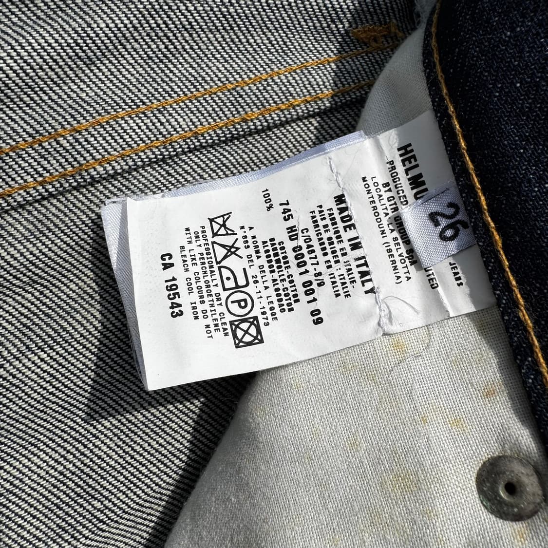 [28] Helmut Lang 헬무트랭 데님 팬츠 상품이미지9