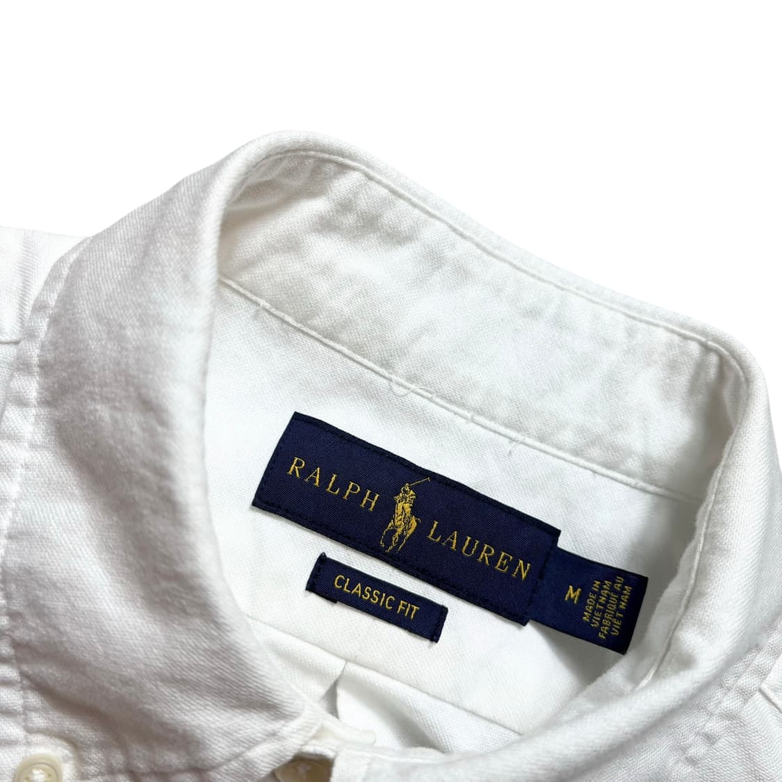 폴로 옥스퍼드면 화이트 셔츠 상품이미지3