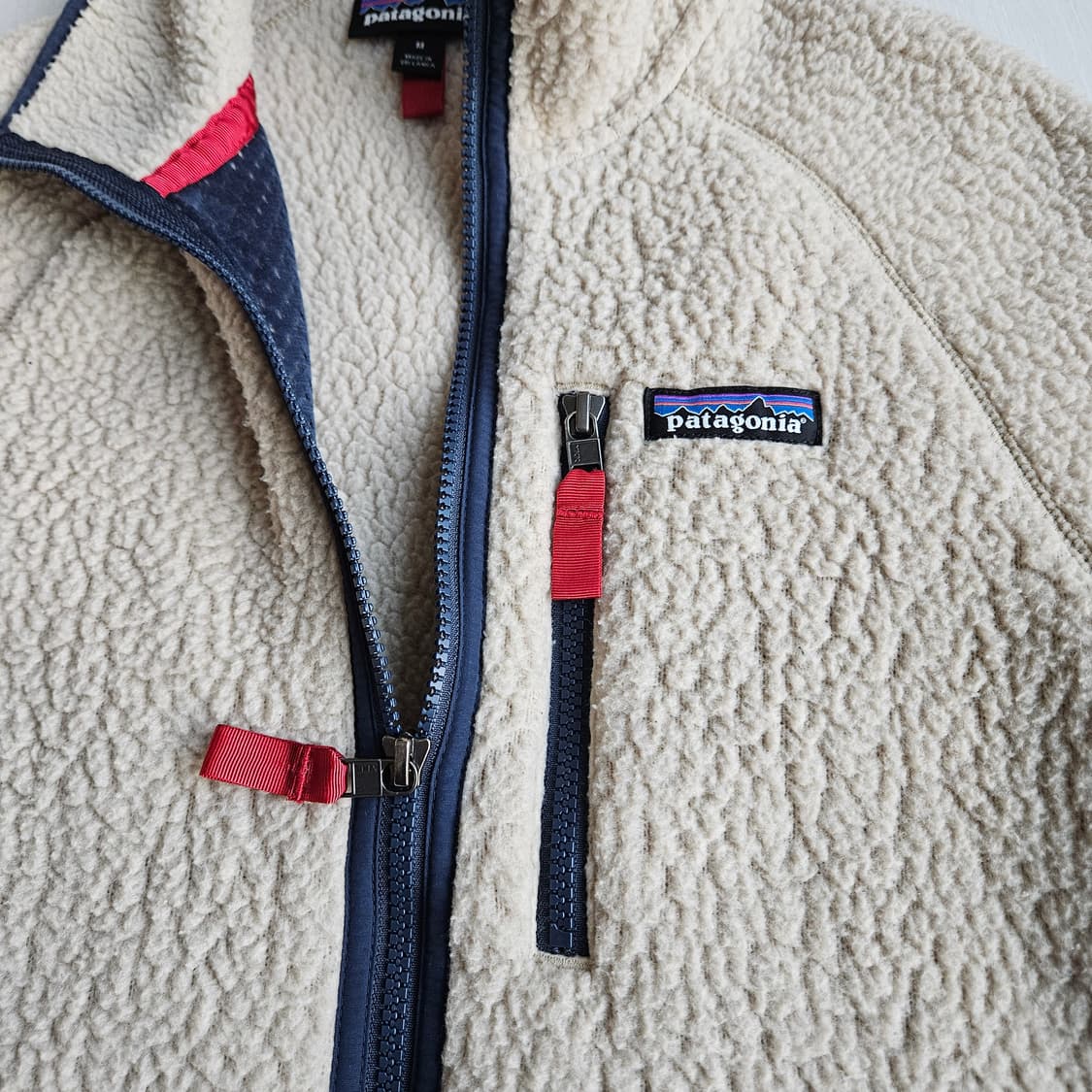 파타고니아 레트로 파일 플리스 자켓 엘 캡 카키 남성용 M 상품이미지3