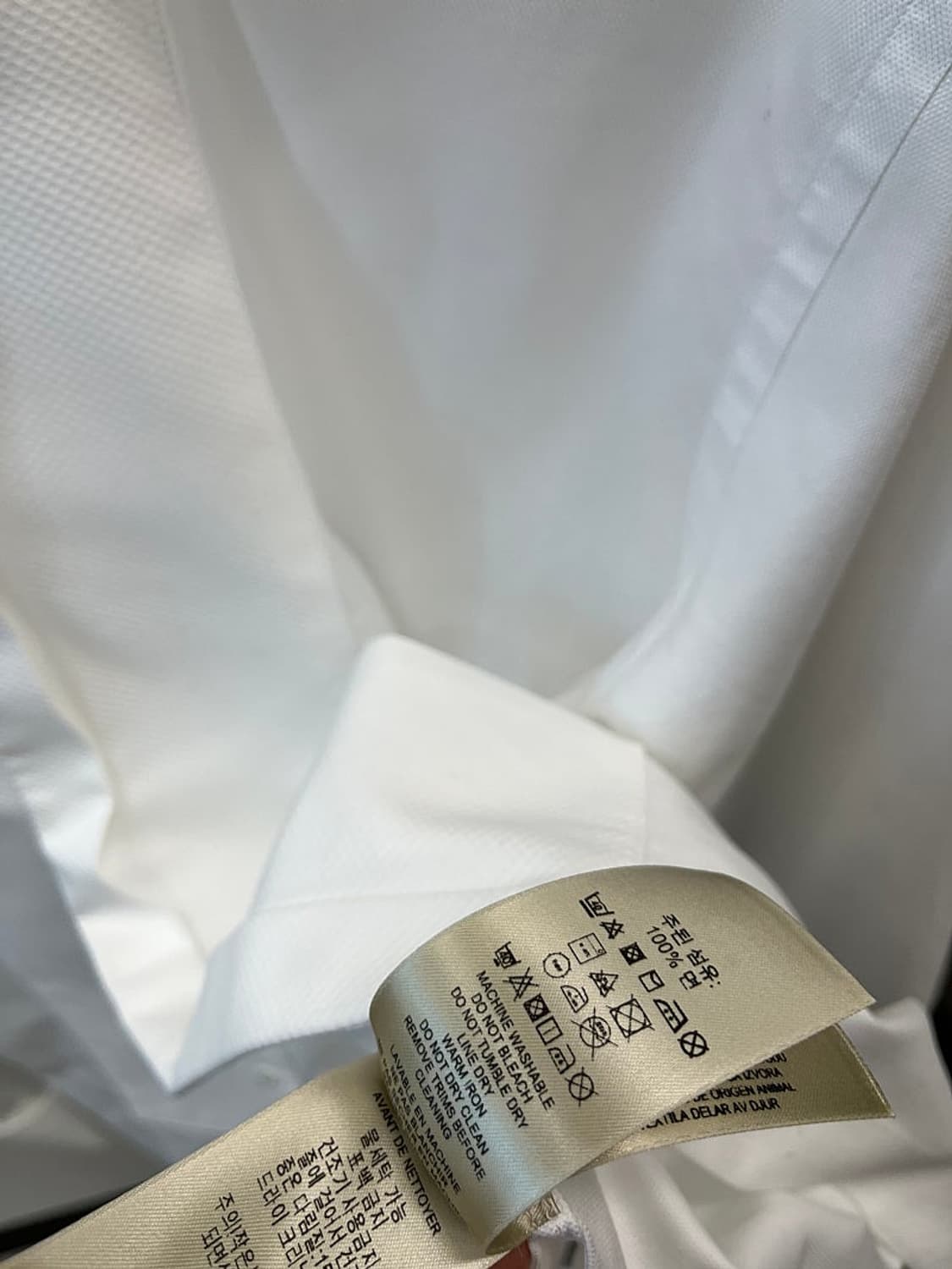 105) 버버리 커프스 화이트셔츠  상품이미지8