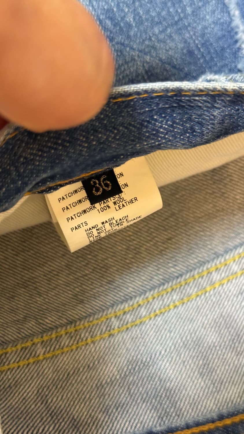 캐피탈 14oz 집시패치 데님팬츠 상품이미지5