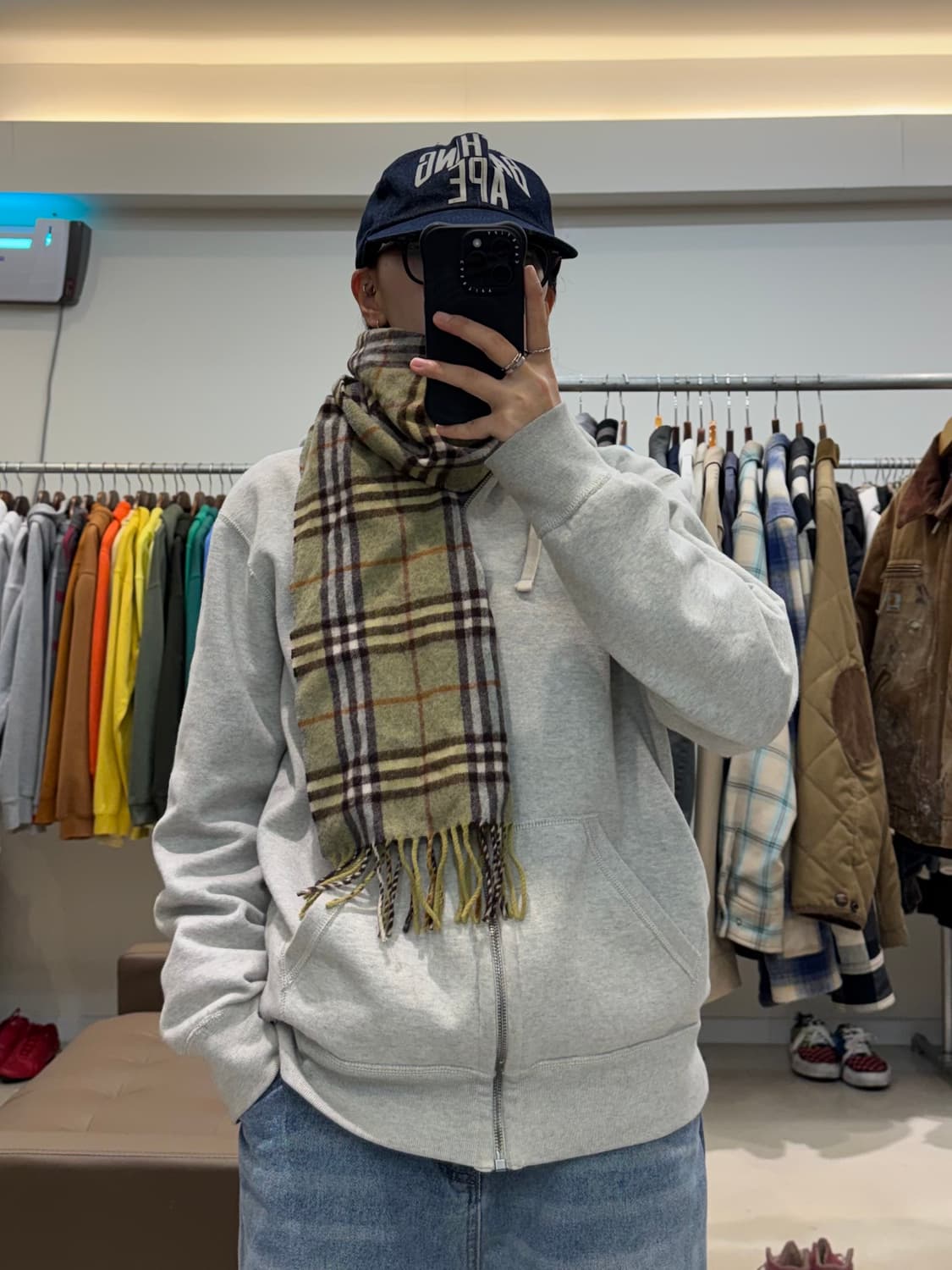 버버리 체크 머플러 상품이미지8