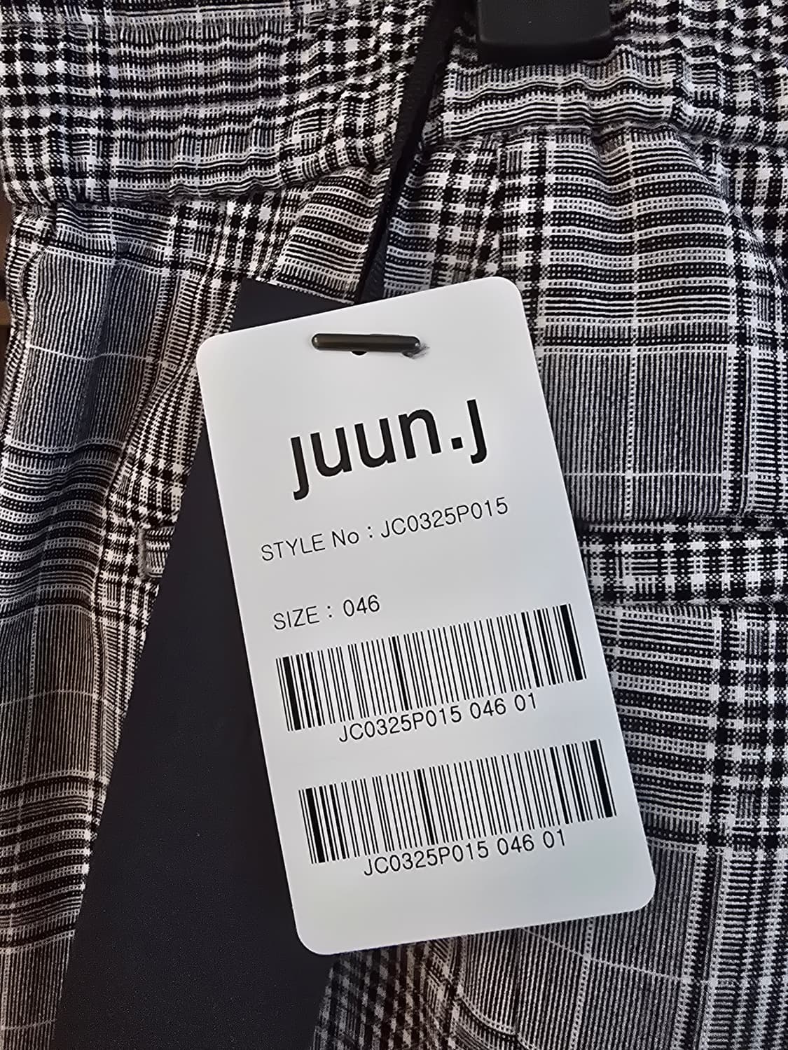 준지 체크 반바지입니다. 상품이미지1