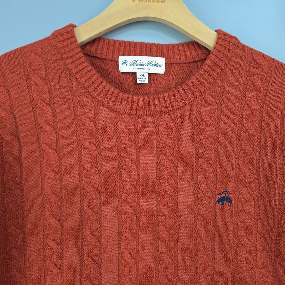 브룩스브라더스 케이블 울니트 XXL 상품이미지2