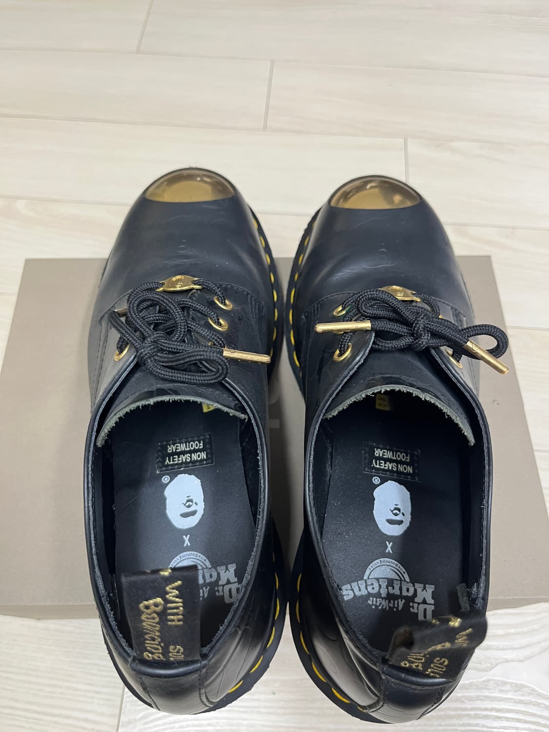 (270) 닥터마틴x베이프 1461 블랙 상품이미지5