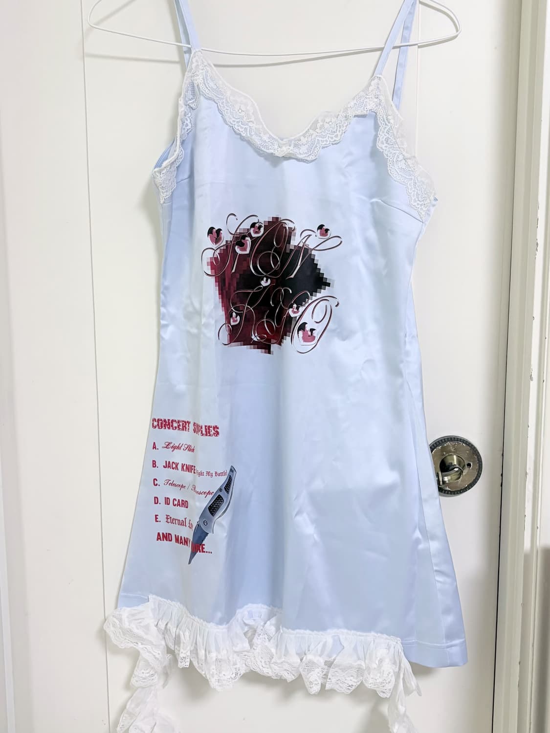 혼쿄 Concert Supply Rose Slip Dress 상품이미지4