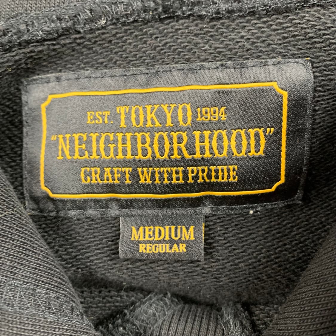 네이버후드 후즈 홍콩 8주년 기념 타이거 자수 후드티 블랙 상품이미지6