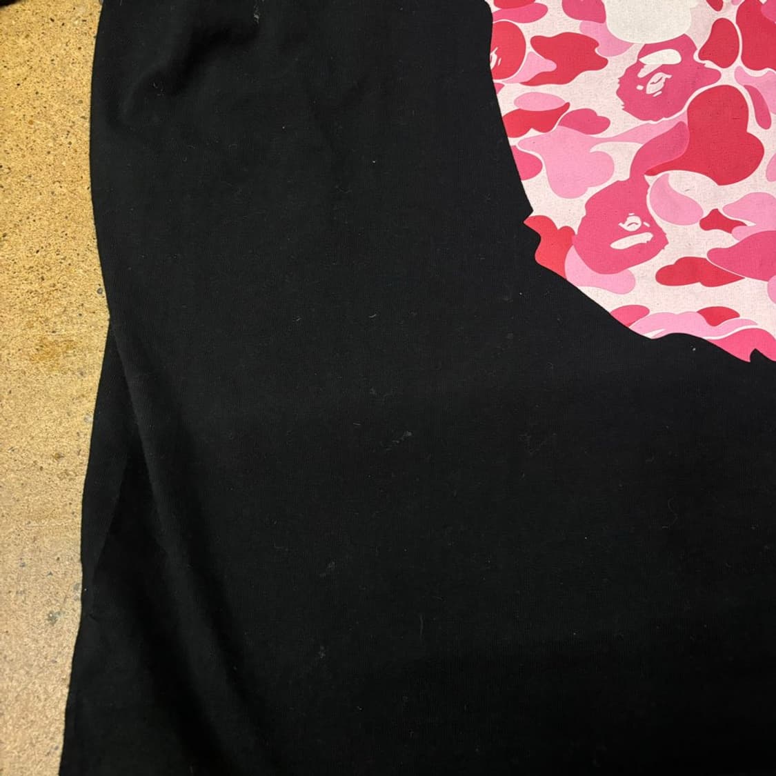 베이프 에이비씨 abc 핑크 카모 마일로 온 에이프 반팔티  상품이미지6