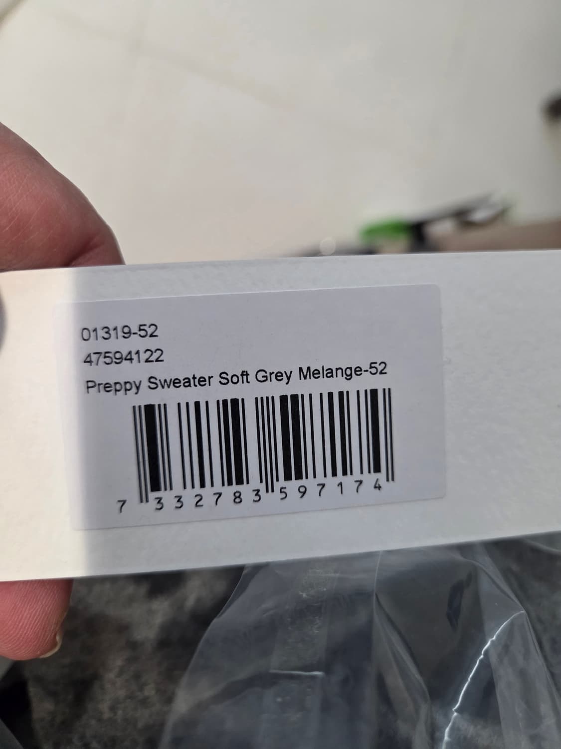 hdpe preppy 스웨터 새상품 52사이즈 상품이미지5