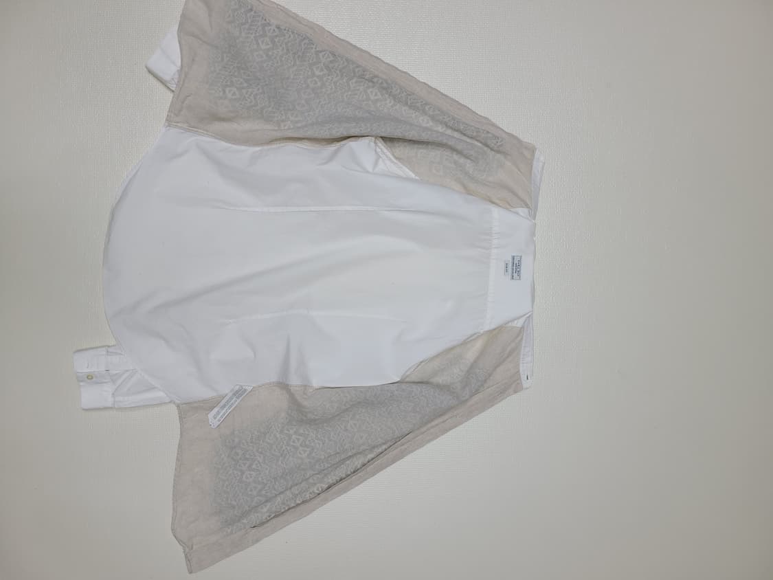 자라맨 ZARAMAN 에스닉 패턴 셔츠 105 화이트 상품이미지8