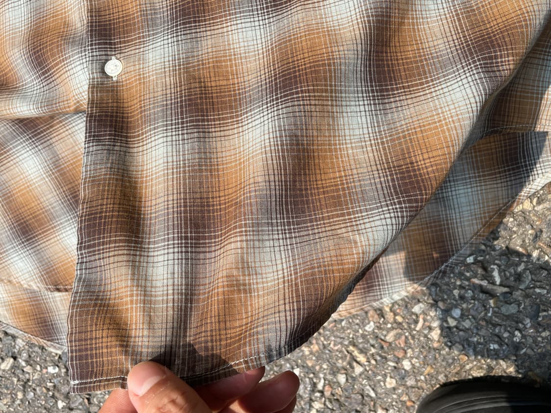 빔즈 BEAMS Ombre Check Easy Shirt 상품이미지5