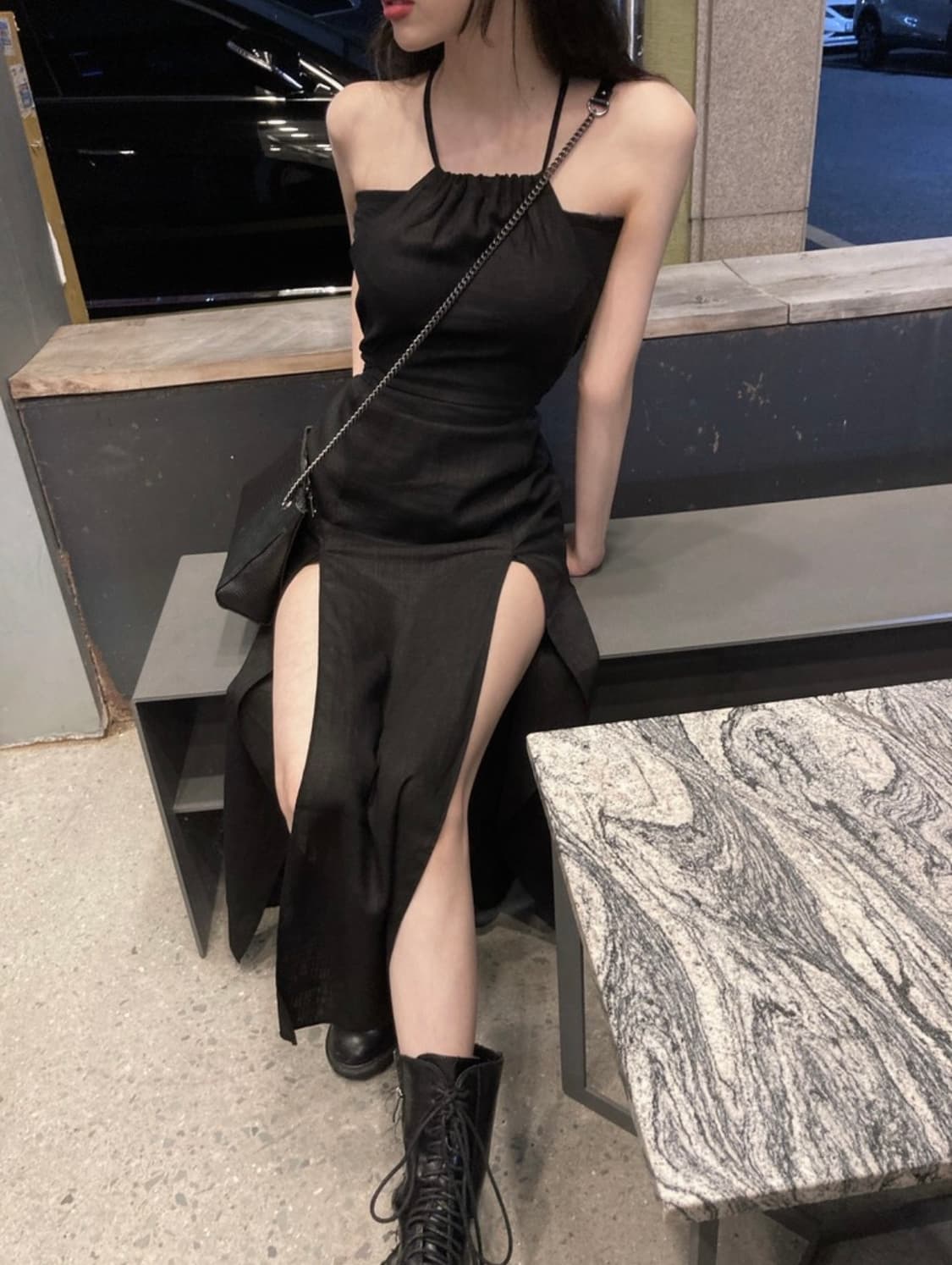 보헤미안서울 홀터넥 점프수트 보헴서 상품이미지1