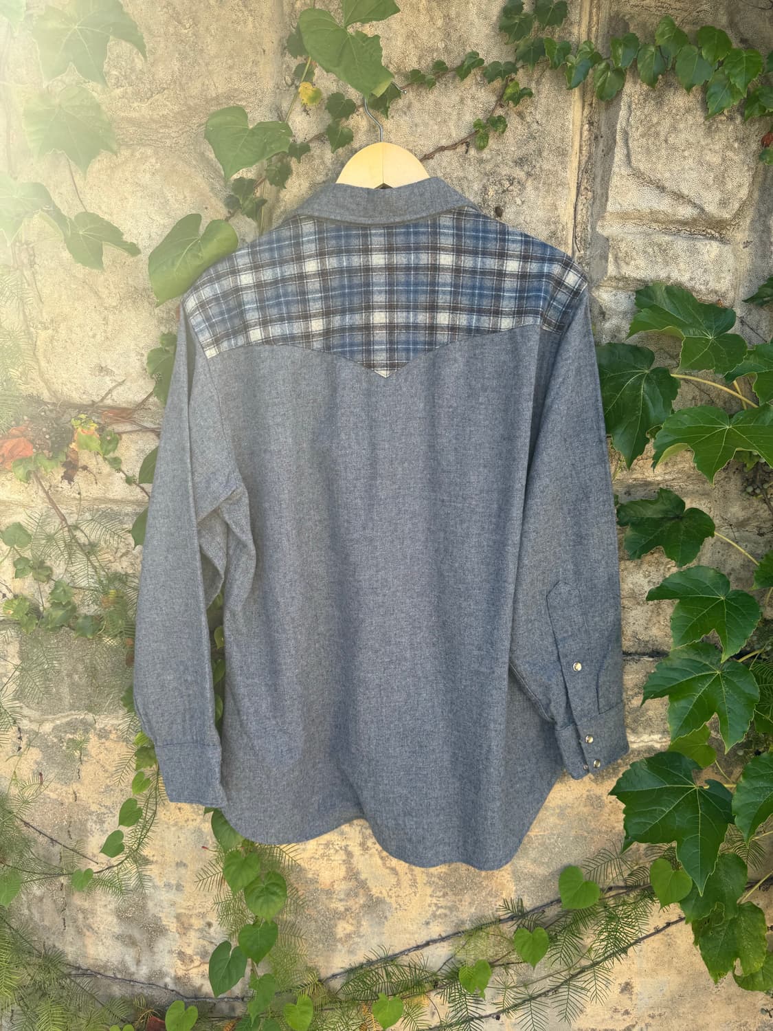70s pendleton 펜들턴 울 웨스턴 셔츠 L 상품이미지2