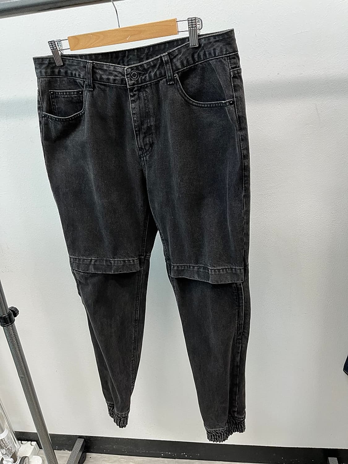 34) 준지 벨크로 흑청조거 상품이미지1