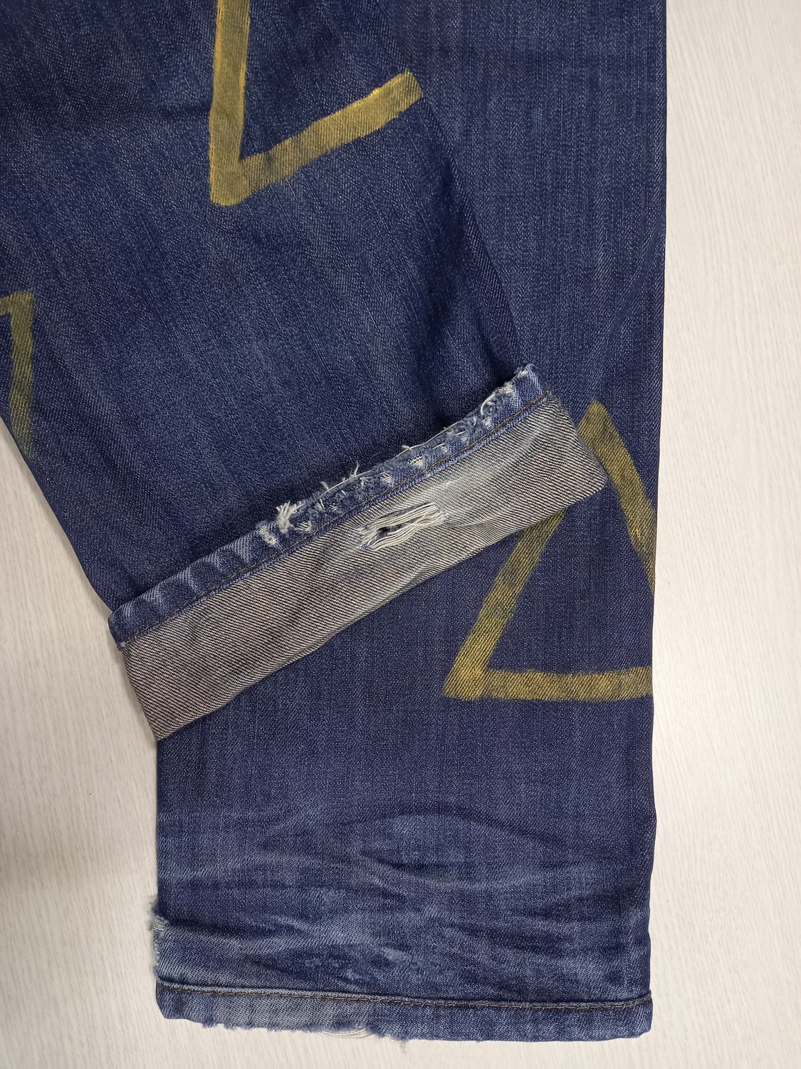 33 GUESS Kor 워싱 일자 배색진 커스텀 33-432 상품이미지6