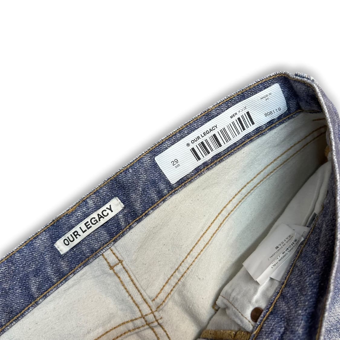 아워레가시 써드컷 디지털 오로라 데님팬츠 상품이미지5