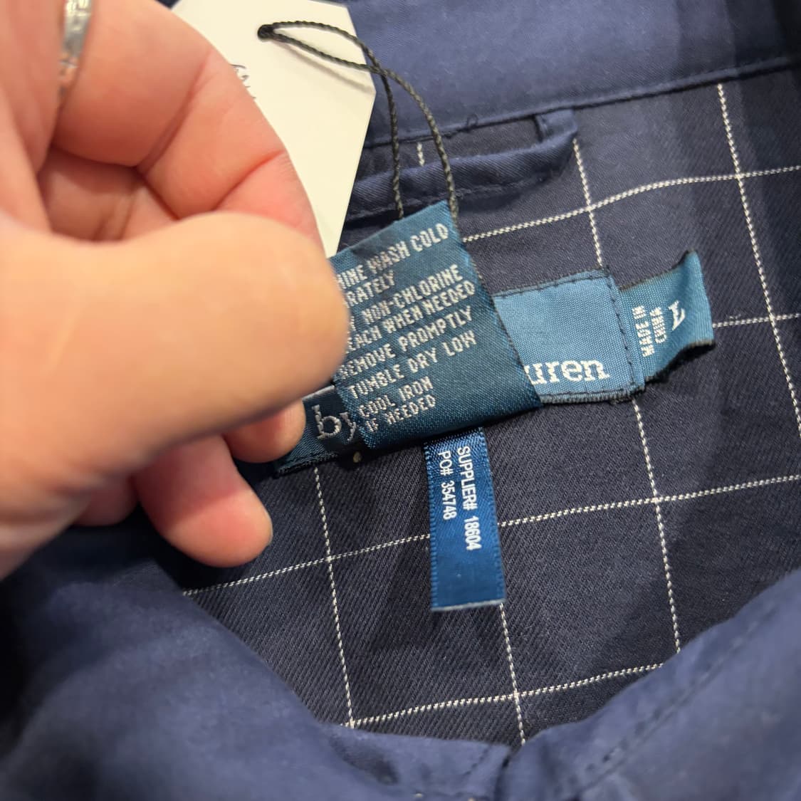 [L] 폴로 랄프로렌 폴리 네이비 블루종 집업 자켓 D504 상품이미지6