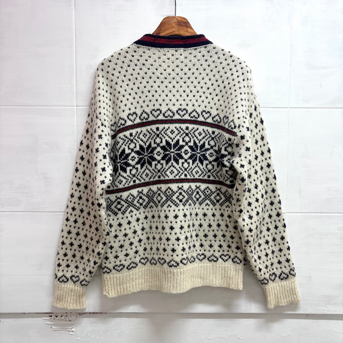 USA L.L.Bean 엘엘빈 페어아일 노르딕 니트 가디건  상품이미지6